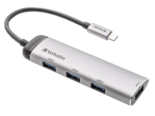 VERBATIM USB-C MULTIPORT HUB 49147 4x USB 3.2 GEN1 Typ A