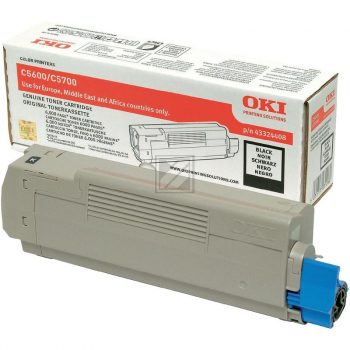 43324408 OKI C5xxx Toner black 6000 Seiten