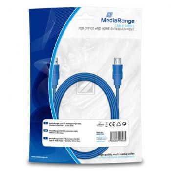MRCS145 MEDIARANGE Kabel USB 3.0 3m blau AM/AF