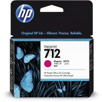 3ED68A HP 712 DNJ Tinte magenta 29ml