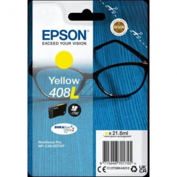 C13T09K44010 EPSON Nr.408XL Durabrite WF Tinte yellow HC T09K 1700Seiten 21,6ml