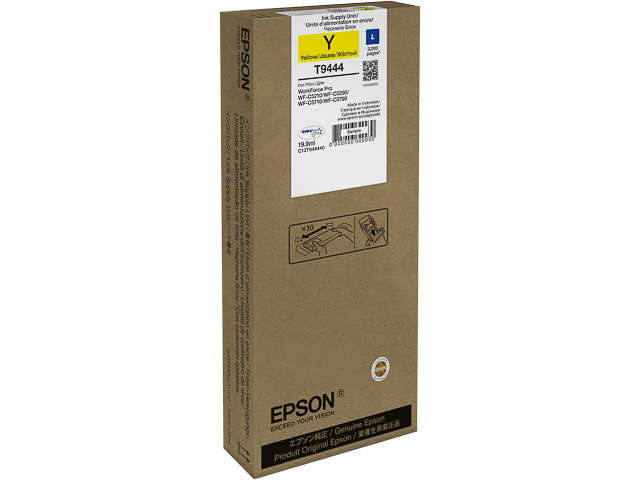 C13T944440 EPSON WF C5210 TINTE YEL ST Cartridge L 19,9ml Standard Kapazitaet