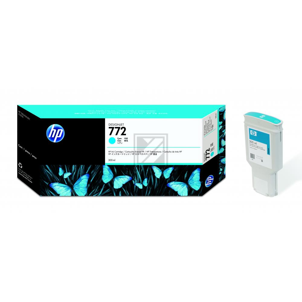 CN636A HP 772 DNJ Tinte cyan 300ml