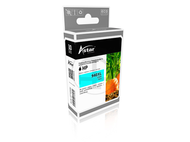 AS15480 ASTAR HP PRO8000 TINTE CYA C4907AE/940XL 1400Seiten 16ml