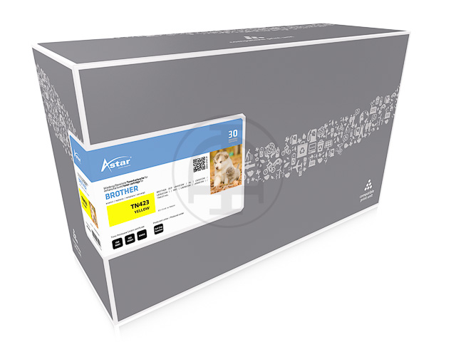 AS20052 ASTAR BRO. HLL8260 TONER YEL TN423Y 4000Seiten