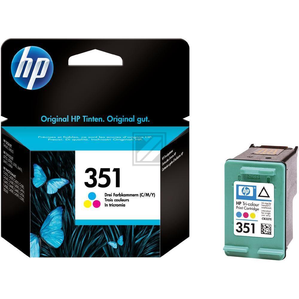 CB337EE#UUS HP 351 OJ Tinte color ST 170 Seiten 3,5ml