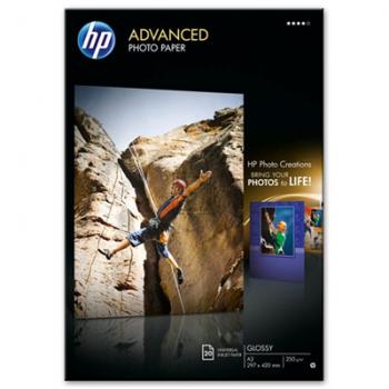 Q8697A HP Advanced Fotopapier A3 (297x420mm) 20Blatt weiss 250gr