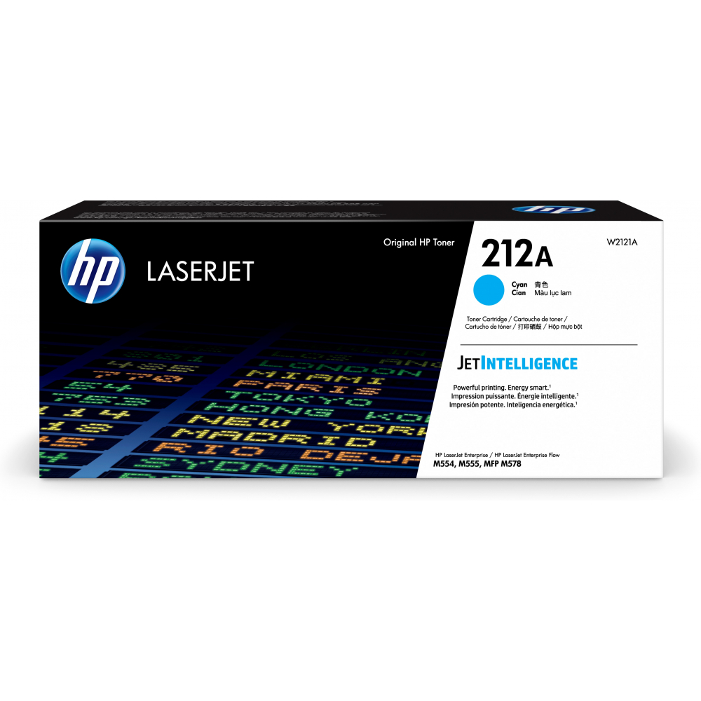 W2121A HP 212A CLJ Toner cyan ST 4500 Seiten