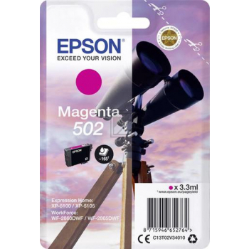 C13T02V34010 EPSON XP Tinte magenta ST 165Seiten 3,3ml