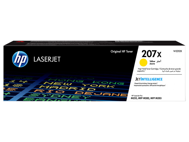 W2212X HP CLJ M255NW TONER YELLOW HC HP207X 2450Seiten