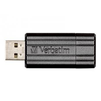 VERBATIM PINSTRIPE USB STICK 8GB 49062 8MB/s USB 2.0 schwarz