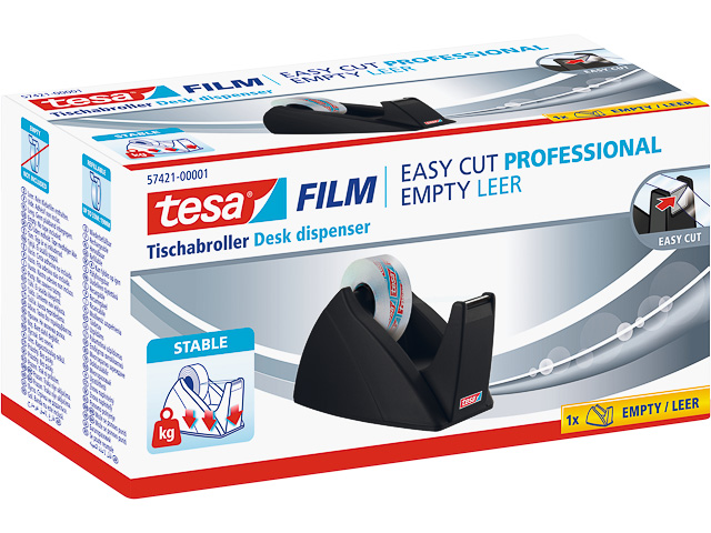 TESA EASY CUT TISCHABROLLER SCHWARZ 57421-00001-03 33mx19mm