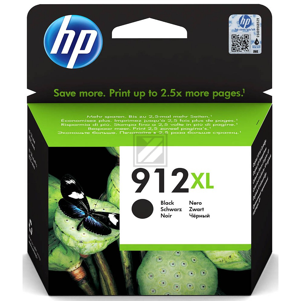 3YL84AE#BGX HP 912XL OJ Tinte black HC 825Seiten 21,7ml