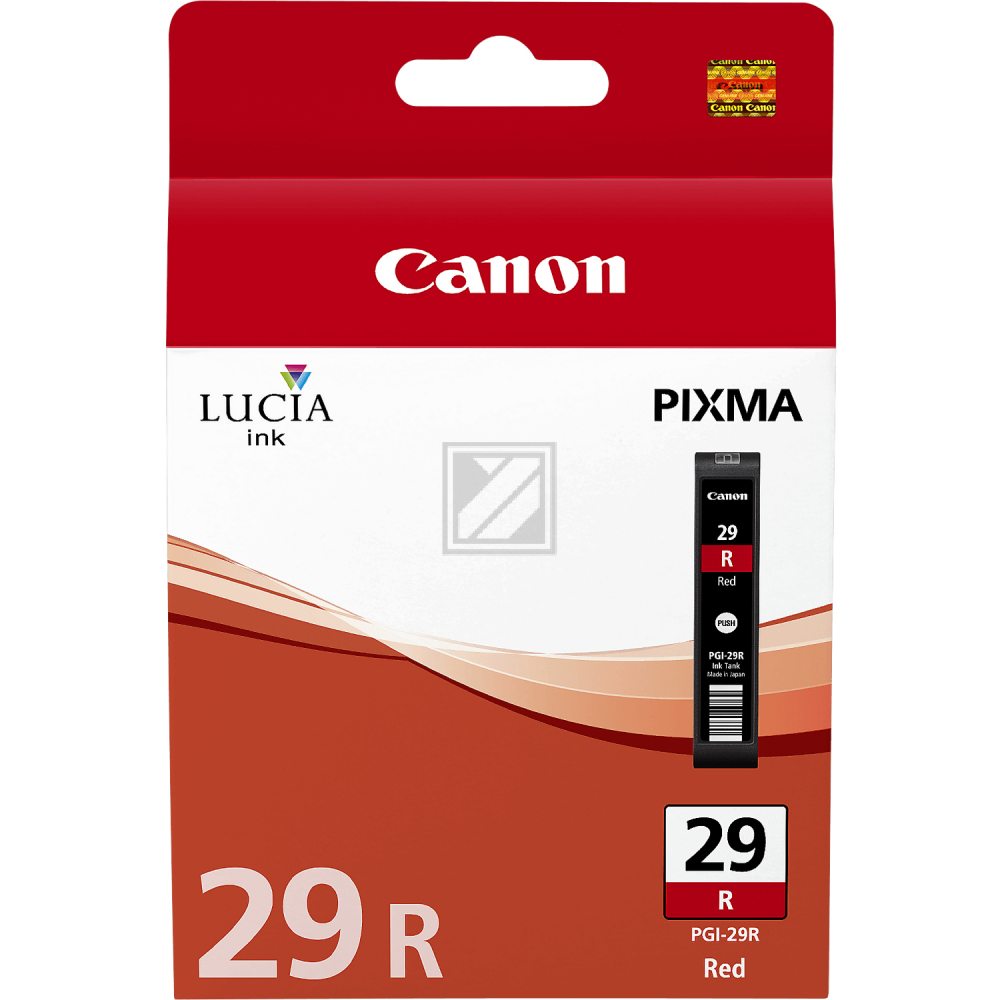 4878B001 CANON PGI29R Nr.29 Pixma Tinte red 2370Fotos