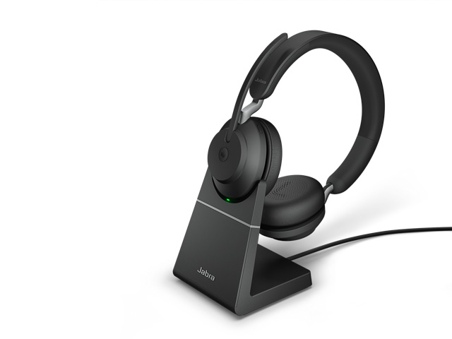 JABRA EVOLVE2 65 STEREO MS + LADESTATION 26599-999-989 USB-A/bluetooth/Link 380a