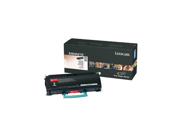 X463A21G LEXMARK X463 TONER BLACK 3500Seiten