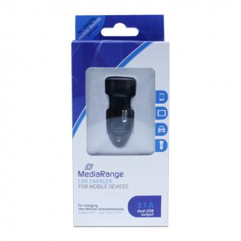 MRMA103-03 MEDIARANGE KfZ-Ladegeraet 3.400 mA dual Zigarettenanzuender USB