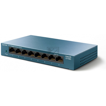 TP-LINK LITEWAVE LS108G DESKTOP SWITCH Standalone 8xRJ45 dunkeltürkis unmanaged