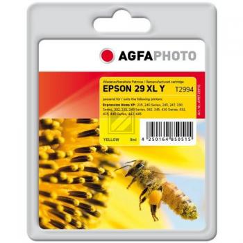 APET299YD AP EPSON T299 XP Tinte yellow HC rebuilt 450Seiten Blister 9ml