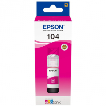 C13T00P340 EPSON ET104 EcoTank Tinte magenta 7500Seiten 65ml