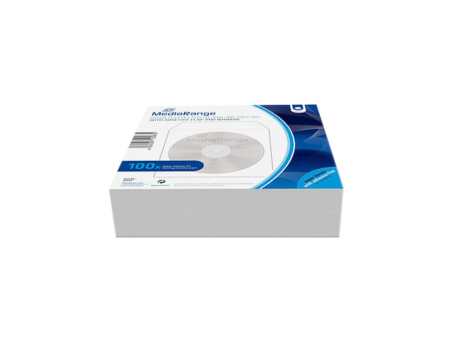 MEDIARANGE CD PAPIERHUELLEN 1DISK (100) BOX62 Leerhuellen weiss