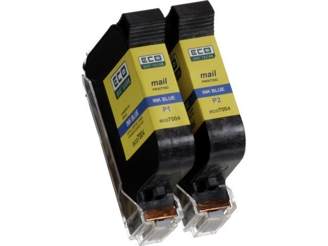 ECO7004 ECO-P-SYS.ULTI-MAIL TINTE(2)BLUE Frankiertinte nur für Gehäusefarbe blau