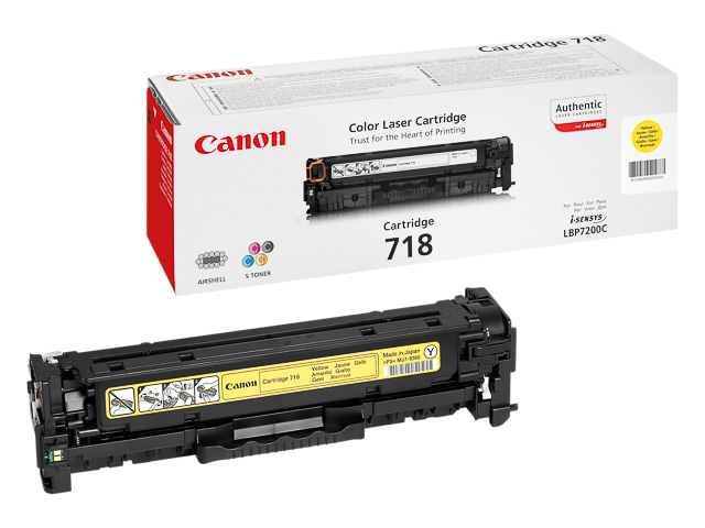 2659B002 CANON LBP7200 CARTRIDGE YELLOW 718Y 2900Seiten