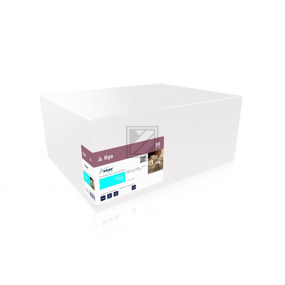 AS14895 ASTAR KYOCERA TK895 FSC Toner cyan rebuilt 6000Seiten Chip