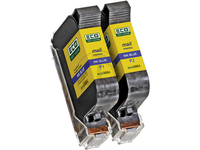 ECO3004 ECO-P-SYS.POSTBASE BLUE (2) XL Franking Tinte fuer PostBase 2x42ml