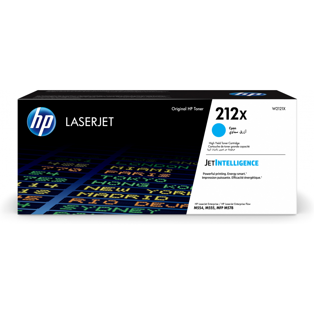 W2121X HP 212X CLJ Toner cyan HC 10.000 Seiten