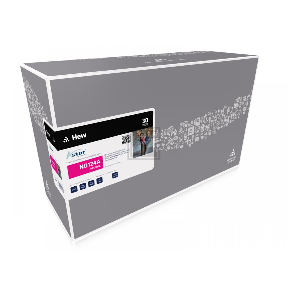 AS12003 ASTAR HP 124A CLJ Cartridge magenta rebuilt 2000Seiten Chip