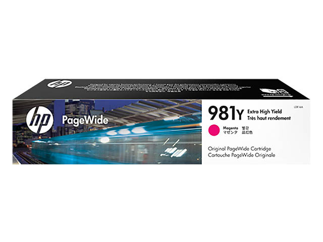 L0R14A HP PW COLOR 556 TINTE MAGENTA EHC HP981Y 16.000S. extra hohe Kapazitaet