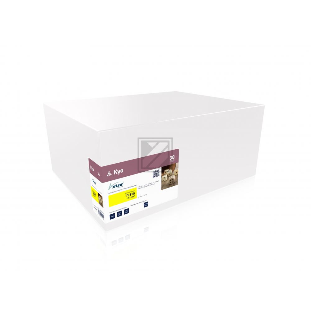 AS13895 ASTAR KYOCERA TK895 FSC Toner yellow rebuilt 6000Seiten Chip
