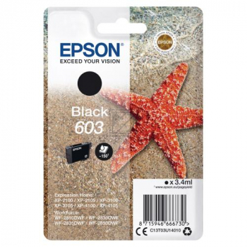 C13T03U14010 EPSON Nr.603 XP Tinte black ST 3,4ml