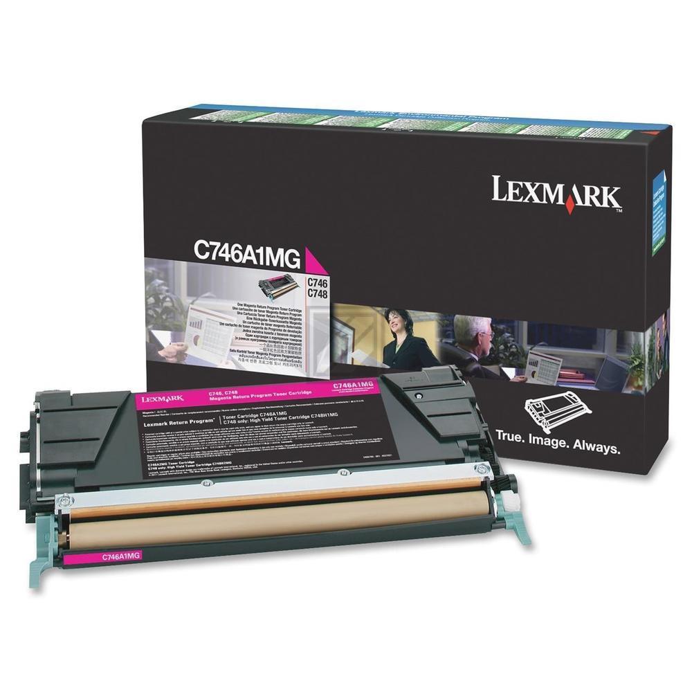 C746A1MG LEXMARK Optra C Toner magenta ST return 7000Seiten