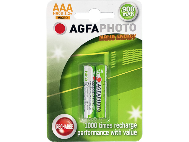 131-802824 AP MICRO BATTERIEN 2er PACK HR03 NiMh-Accu 900mAh AAA