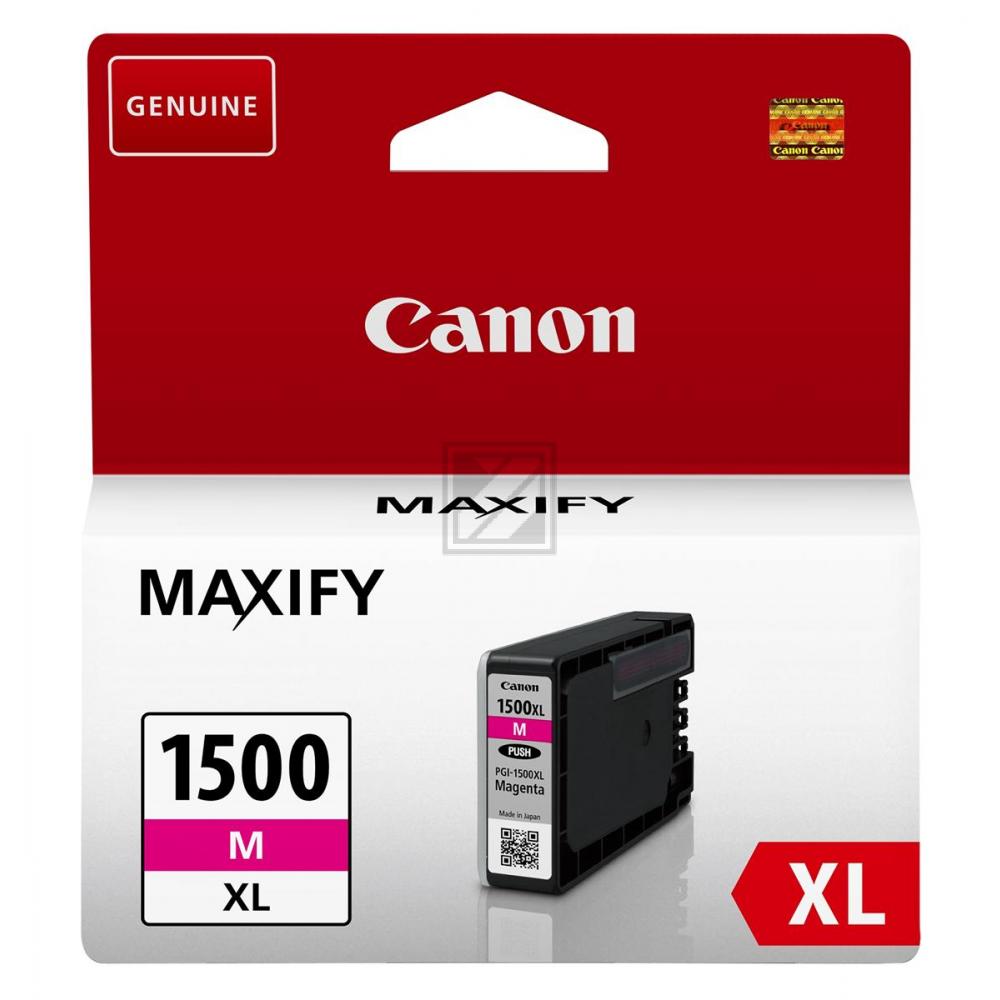 9194B001 CANON PGI1500XLM Maxify MB Tinte magenta HC 780Seiten 12ml