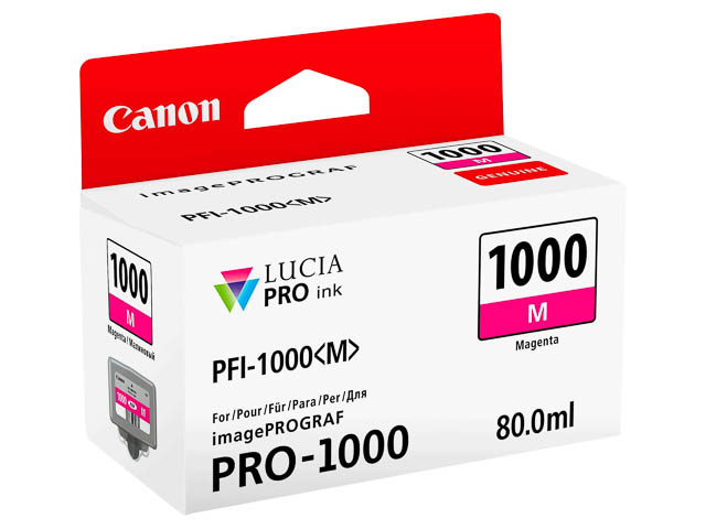 PFI1000M CANON PRO1000 TINTE MAGENTA 0548C001 80ml 5855Seiten