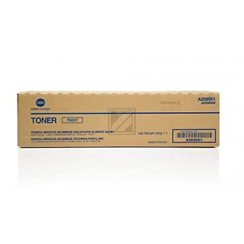A202051 KONICA TN217K Bizhub Toner black 17.500Seiten