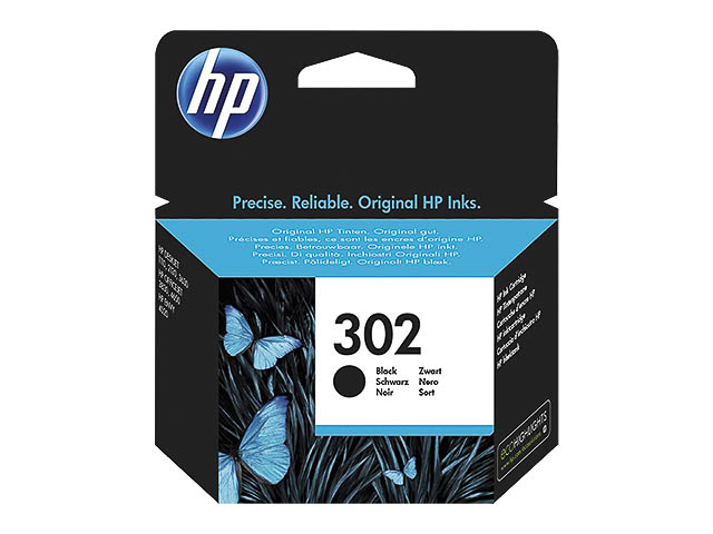 F6U66AE#UUS HP OJ3830 TINTE BLACK ST HP302 170Seiten Standard Kapazitaet