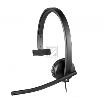 981-000575 LOGITECH H570E Headset Kabel Stereo on-ear USB-A schwarz