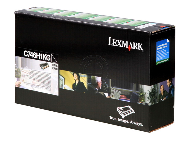 C746H1KG LEXMARK C746 TONER BLACK HC 12.000Seiten hohe Kapazitaet return