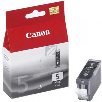 0628B001 CANON PGI5BK Nr.5 Pixma MP Tinte black 505Seiten pigmentiert 26ml