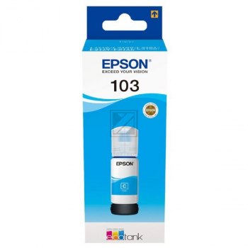 C13T00S24A10 EPSON ET103 EcoTank Tinte cyan 4500Seiten 65ml