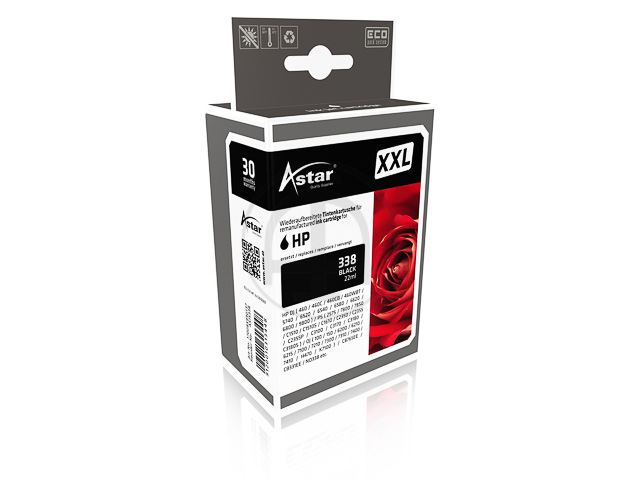 AS15338 ASTAR HP DJ5740 TINTE BLK C8765EE/338 720Seiten 20ml XXL