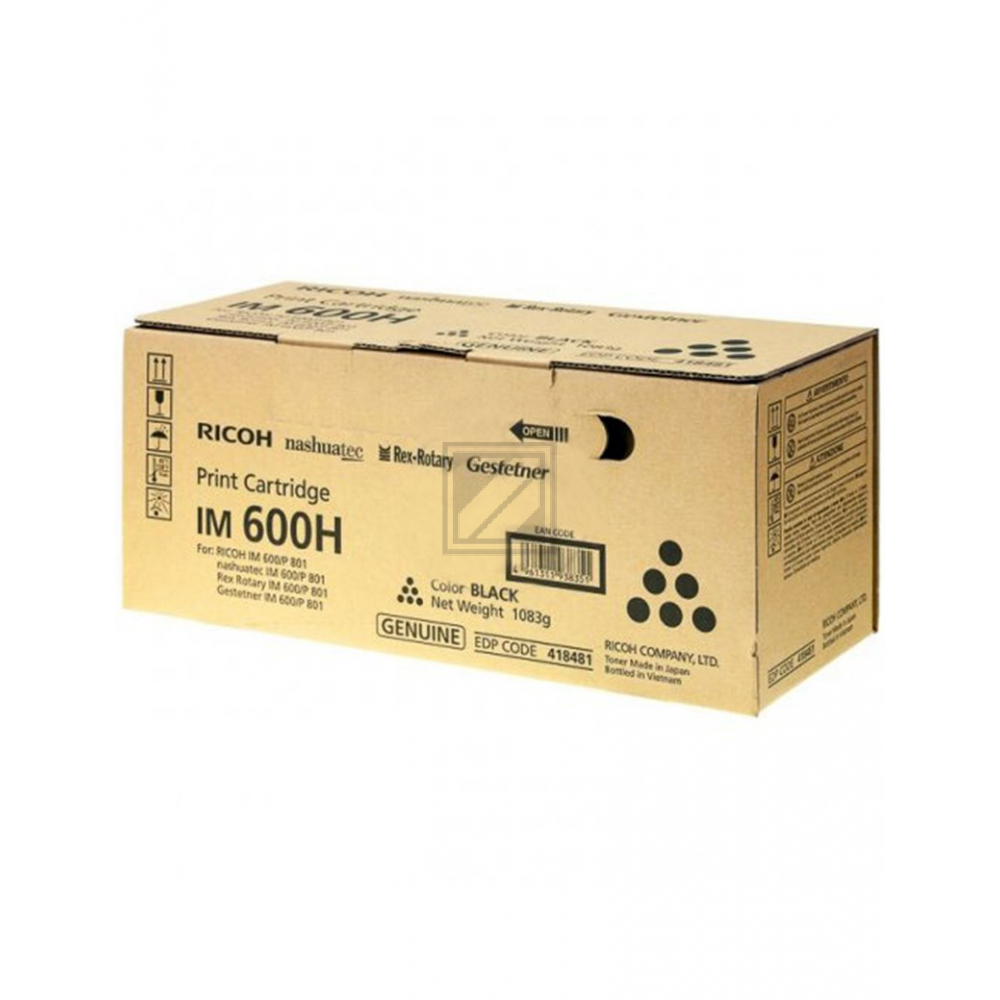 418481 RICOH IM Toner black 40.000Seiten