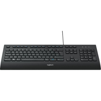 920-008669 LOGITECH K280E Tastatur QWERTZ DE Kabel USB schwarz