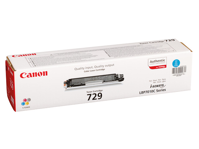 4369B002 CANON LBP7018C CARTRIDGE CYA 729C 1000Seiten