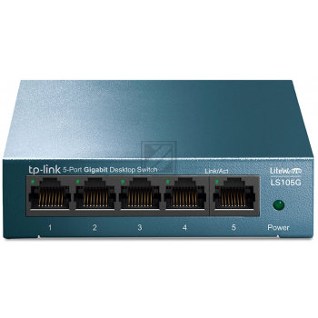 TP-LINK LITEWAVE LS105G DESKTOP SWITCH Standalone 5xRJ45 dunkeltürkis unmanaged