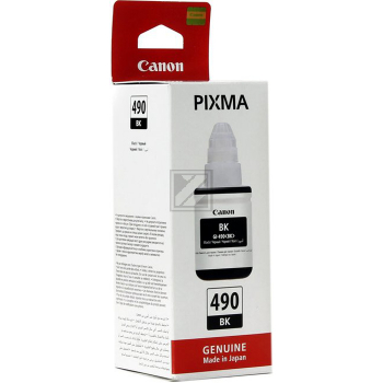 0663C001 CANON GI490BK Pixma Tinte black 6000Seiten 135ml